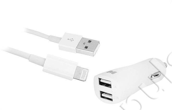 Детальные фото Набор АЗУ "Maverick"с 2 USB 2.1+1A+ дата-кабель iPhone 5 в интернет магазине Импульс-Электронные компоненты