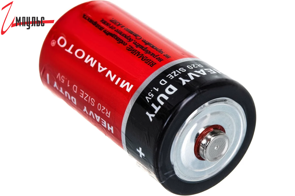 Детальные фото Батарейка R14  1.5V MINAMOTO в интернет магазине Импульс-Электронные компоненты