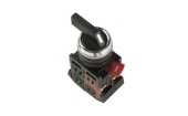 Переключатель чёрный 3 пол.I-O-II ALCLR-22 (BSW10-ALCLR-3-K02) NO+NC