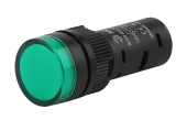 Лампа  зелёная  220V D16mm AD16DS(LED)ЭРА