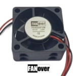 Вентилятор FD4020S12M 12V 1,56W DC скольжения, провод 40х40х20мм FANOVER