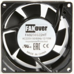 Вентилятор FA9238S22HT  AC 220В 12Вт скольжения, клеммы 92х92х38мм FANOVER