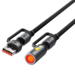 Шнур ACEFAST J6 шт.Type-C/шт.USB-шт.Type-C/прикуриват. 1.2м,3.0А,PD60W