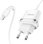 Сетевое зарядное устройство HOCO N1 USB + кабель Lightning 2.4A