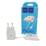Сетевое зарядное устройство HOCO C80 USB +micro  1.0A
