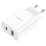 Сетевое зарядное устройство с USB + Type-C Hoco C97A PD20W+QC3.0